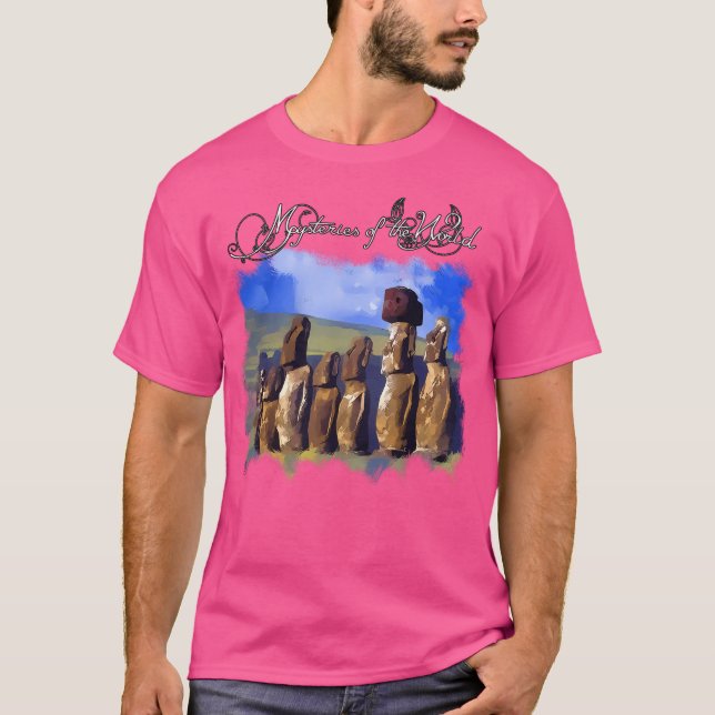 Camiseta Misterios Del Mundo. (Anverso)