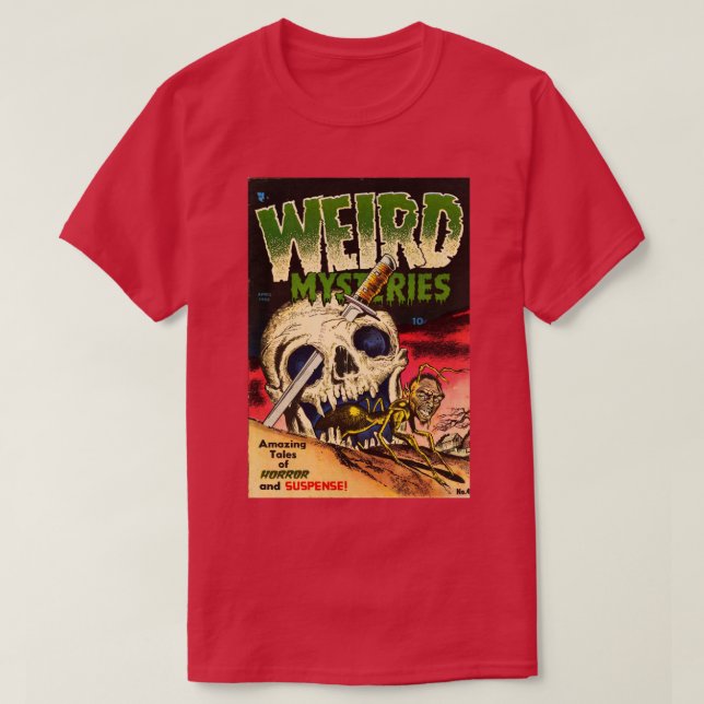 Camiseta Misterios raros (Diseño del anverso)