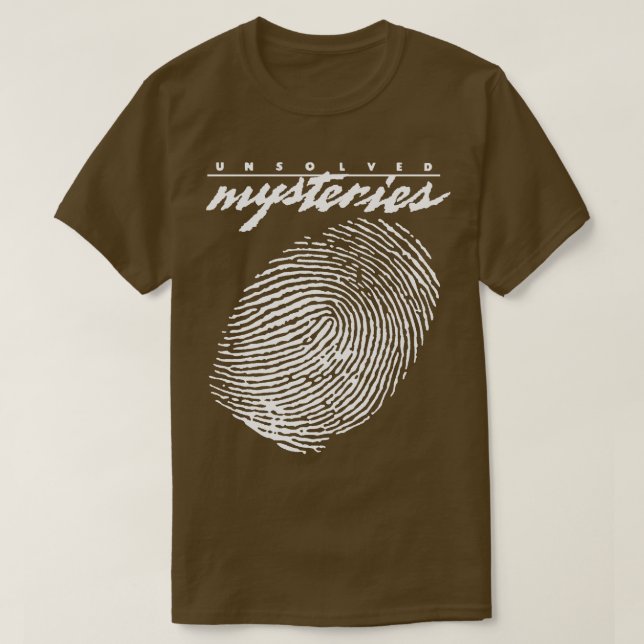 Camiseta Misterios sin resolver (Diseño del anverso)