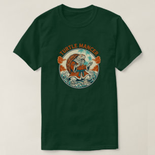 Camiseta Místico de Tortuga Mancer Oleaje Japonés
