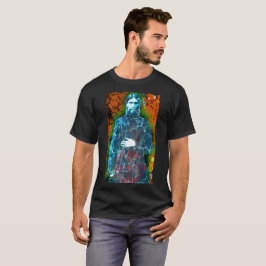 Camiseta Místico enojado del monje de la historia rusa de