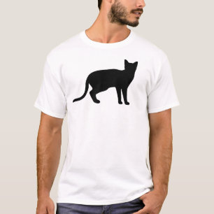 Camiseta Mistique de la costa: una elegante silueta gata
