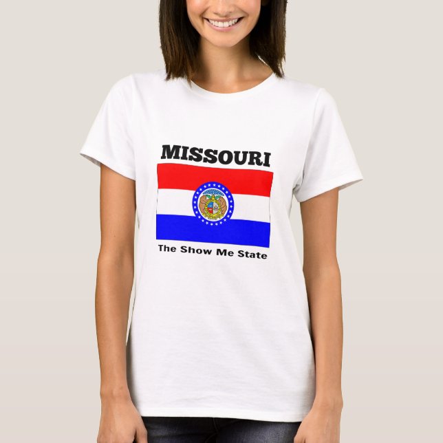 Camiseta Misuri, El Estado Muestra Me, (Anverso)