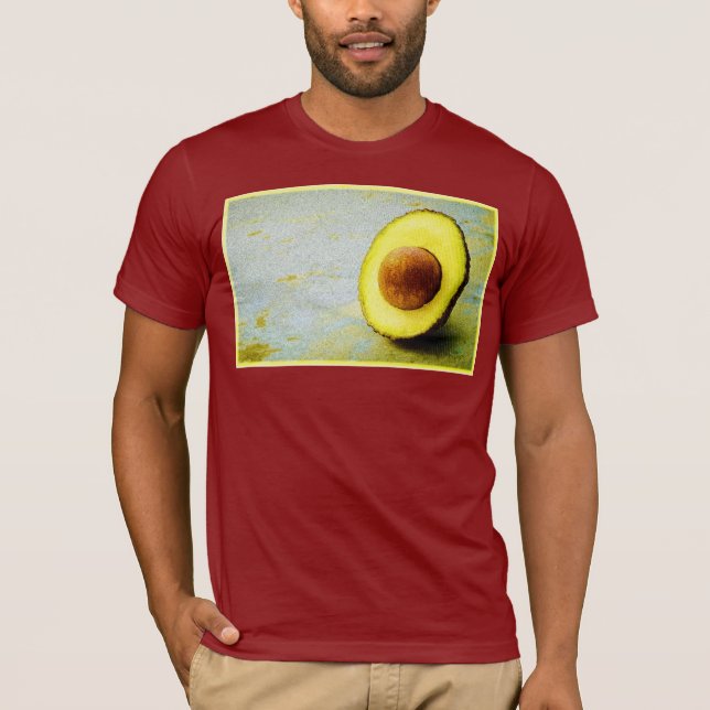 Camiseta "Mitad aguacate" Foto Cute. ¡Hazte con una en Zazz (Anverso)