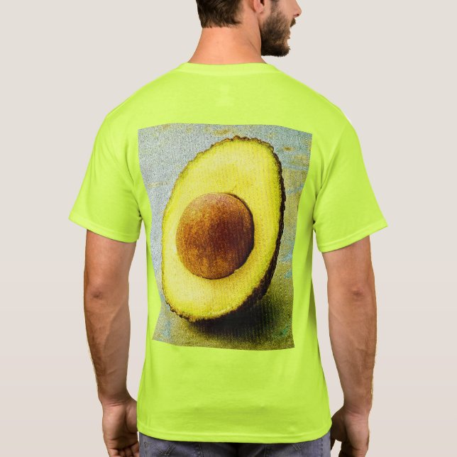 Camiseta "Mitad aguacate" Foto Cute. ¡Hazte con una en Zazz (Reverso)