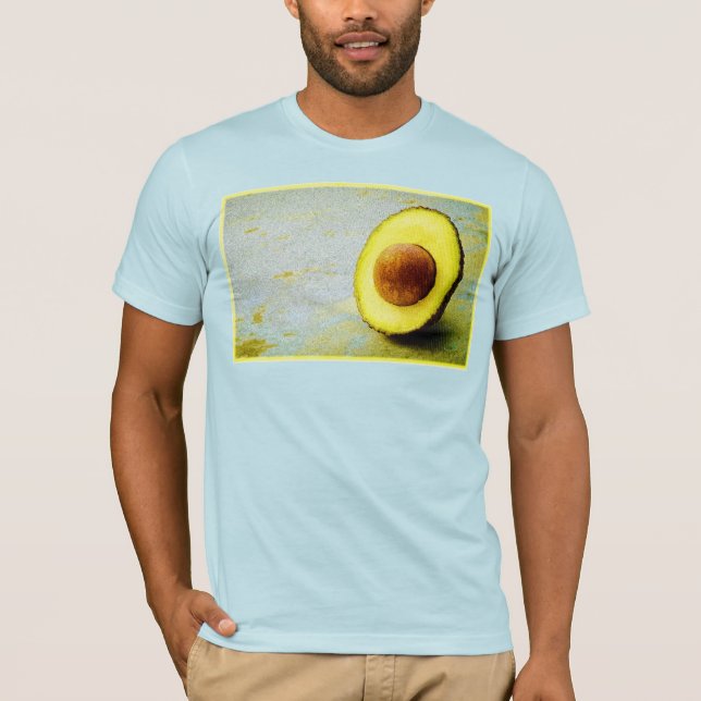 Camiseta "Mitad aguacate" Foto Cute. ¡Hazte con una en Zazz (Anverso)
