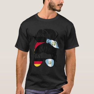 Camiseta Mitad Alemana Mitad Guatemala Mezcla Alemania Y Gu