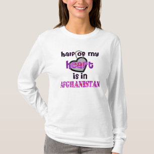 CAMISETA MITAD DE MI CORAZÓN AFGANISTÁN