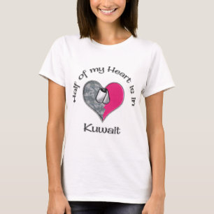 Camiseta Mitad de mi corazón Kuwait