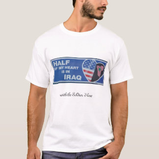 Camiseta Mitad de mi corazón - soldado