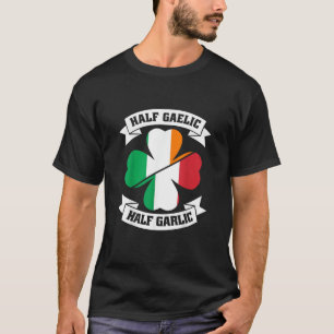Camiseta Mitad gaélico italiano irlandés mitad gaélico Sain