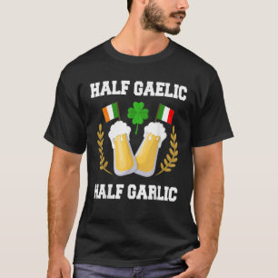 Camiseta Mitad gaélico italiano medio gaélico italiano St P