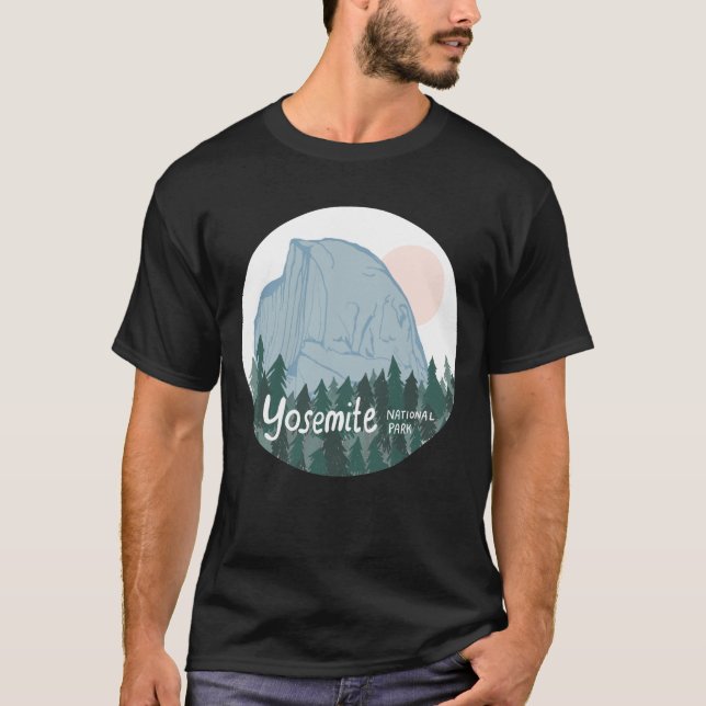 Camiseta Mitad hogar del Parque Nacional Yosemite (Anverso)