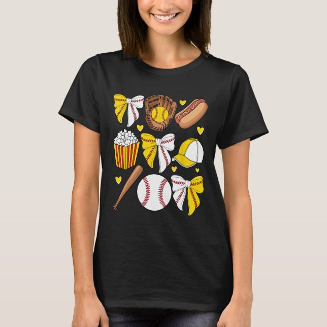 Camiseta Mitad Vender Y Softll Mom Mama Life Coquette Bow W (Anverso)