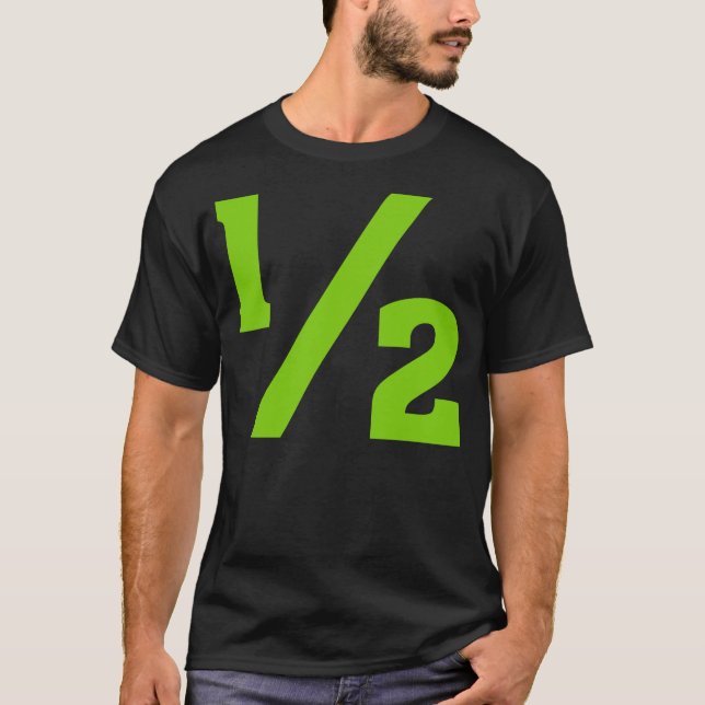Camiseta Mitad - Verde marciano (Anverso)