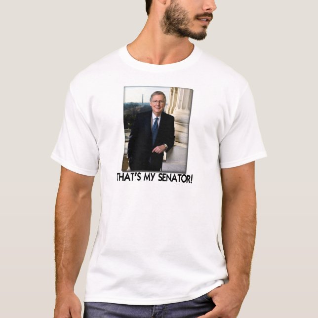 Camiseta ¡Mitch McConnell, de que es mi senador! (Anverso)