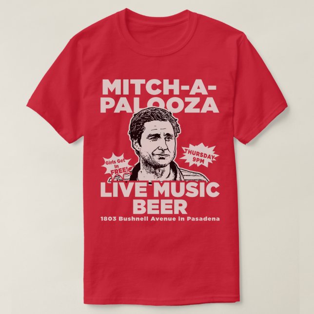 Camiseta MitchAPalooza Flyer Dks (Diseño del anverso)