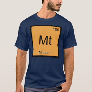 Camiseta Mitchel Nombre Elemento Químico Tabla Periódica
