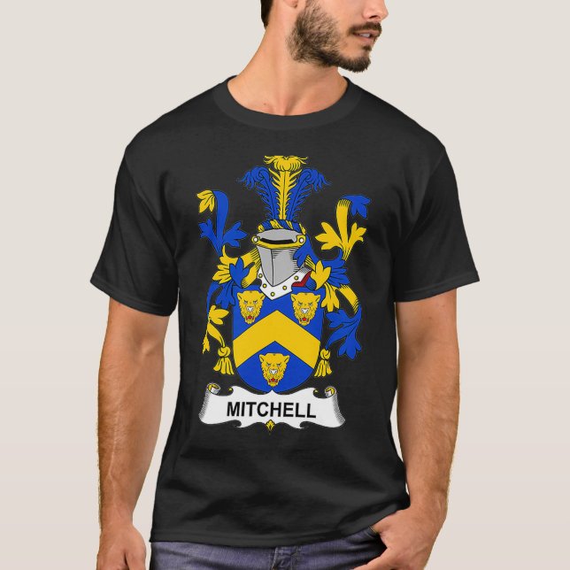 Camiseta Mitchell Coat of Arms Family Crest (Anverso)