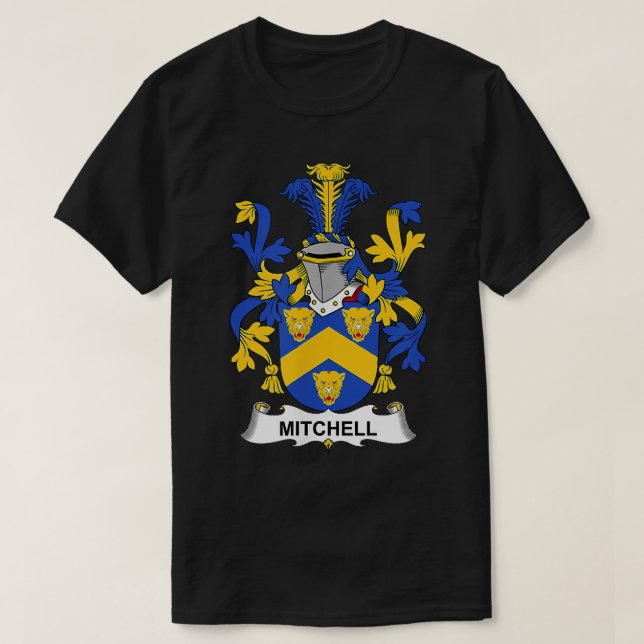 Camiseta Mitchell Coat of Arms  Family Crest  (Diseño del anverso)