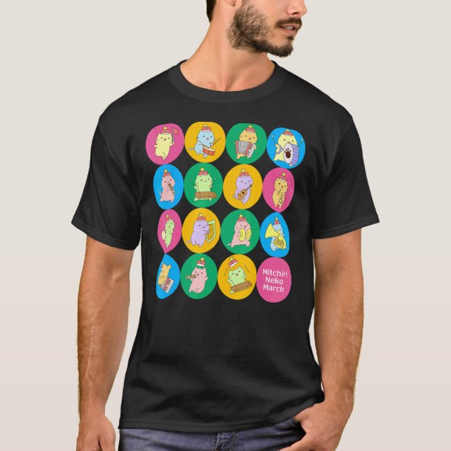 Camiseta Mitchiri Neko March Circle2 (Anverso)