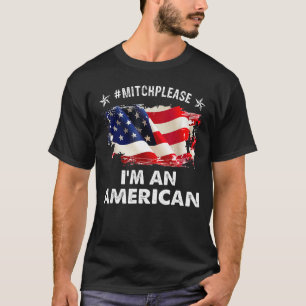 Camiseta Mitchpor, soy un estadounidense que me dio vueltas