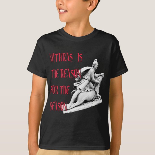 Camiseta Mithras es la razón de la estación (Anverso)