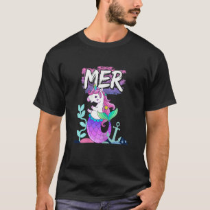 Camiseta Mítica Mágica Mermicorn Unicornio Sirvienta MER