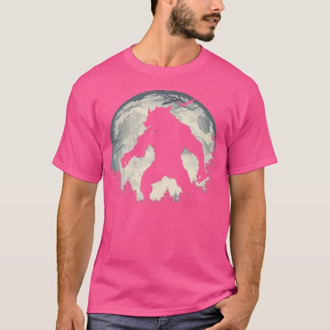 Camiseta Mítico folklore de Monstruo de la Luna de Werewolf (Anverso)