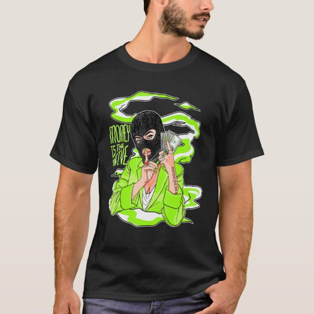 Camiseta Mitm Graphic Tee Match Jordan 6 Electric Green (Anverso)