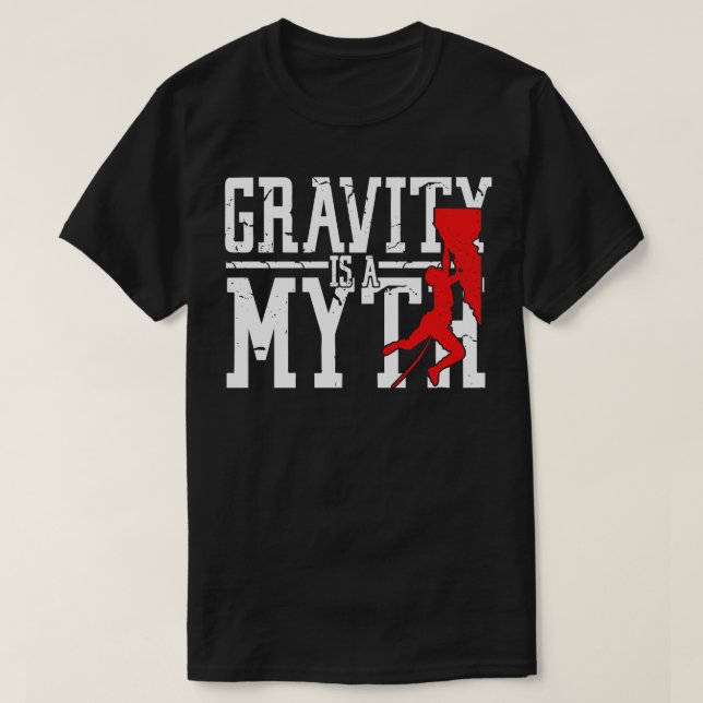 Camiseta Mito de gravedad (Diseño del anverso)
