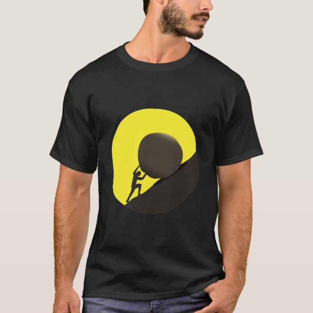 Camiseta mito de Sísifo (Anverso)