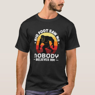 Camiseta mito de texto de pie grande papá chiste animal ton