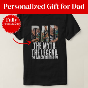 Camiseta Mito Leyenda del Papá Conductor Confiado