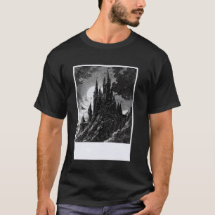 Camiseta Mito Retro Vintage Castillo Medieval Oscuro Fantas