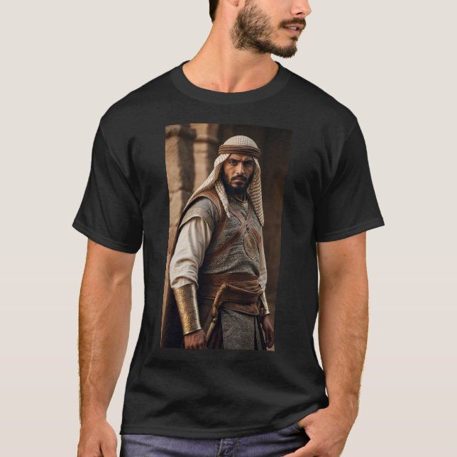 Camiseta Mitología árabe - Genio inderrotado (Anverso)