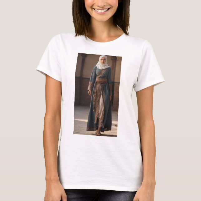 Camiseta Mitología árabe - La mujer guerrera (Anverso)