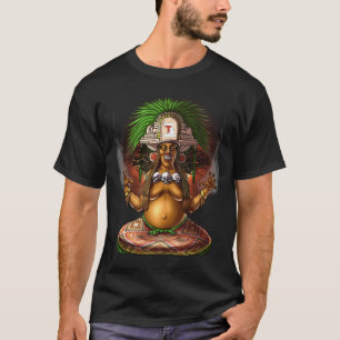 Camiseta Mitología azteca deidad Cihuateteo