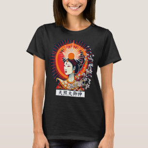 Camiseta Mitología de la diosa solar japonesa Amaterasu Omi