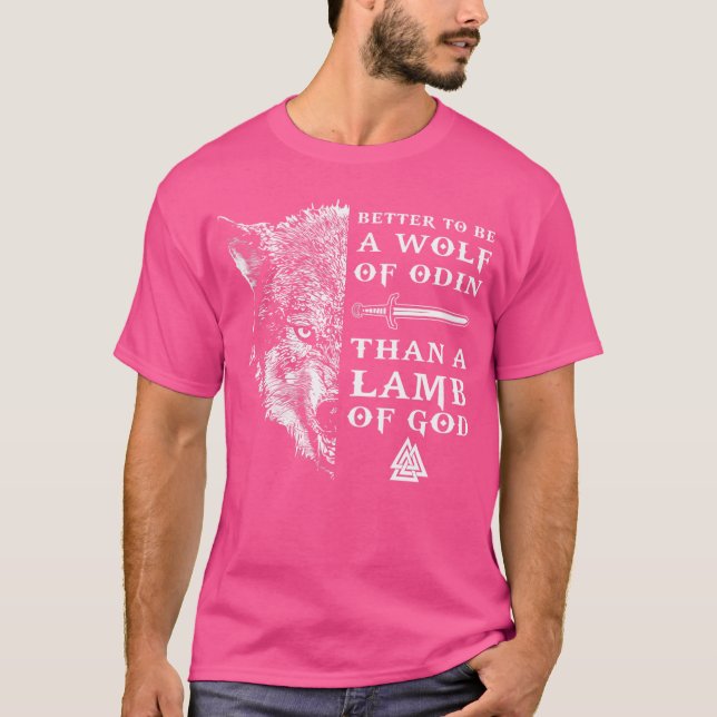 Camiseta Mitología De Lobo De Odin Norse (Anverso)