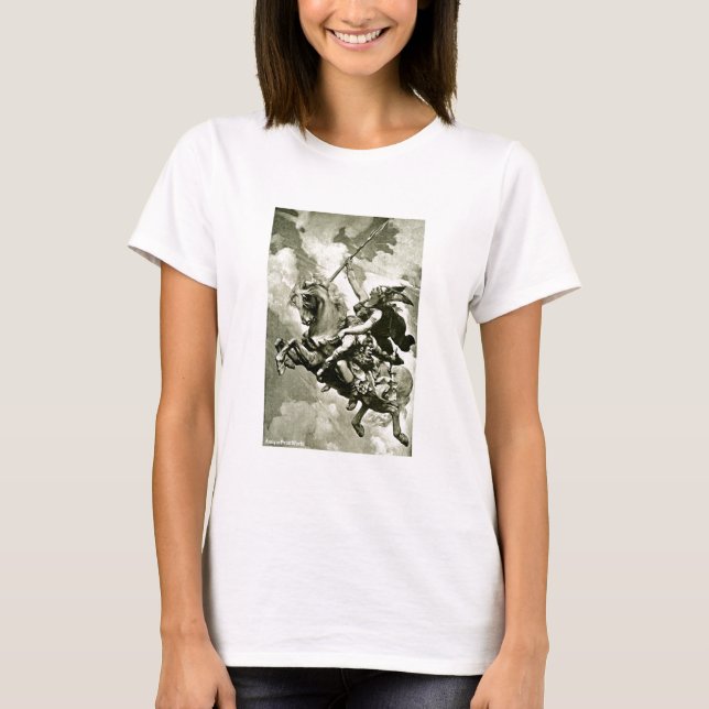Camiseta Mitología de Viking de los nórdises de Valkrie (Anverso)