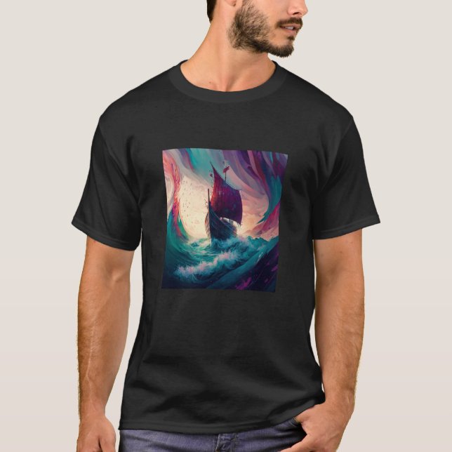 Camiseta Mitología de Viking Norse Valhalla Viking (Anverso)