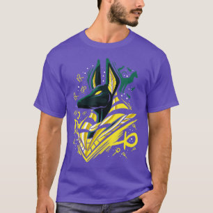 Camiseta Mitología egipcia antigua Egipto Dios Anubis