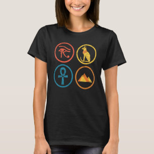 Camiseta Mitología Egipcia Pirámide Egipto Antiguo Egipto