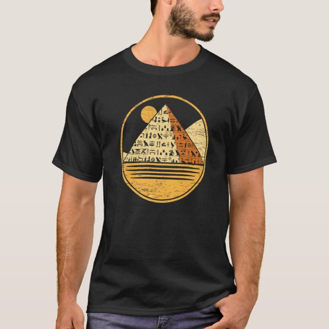 Camiseta Mitología Egipcia Pirámide Egipto Antiguo Egipto P (Anverso)