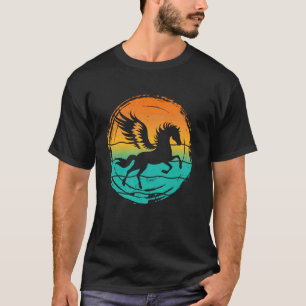 Camiseta Mitología Griega Alas de Pegasus Caballo Semental 