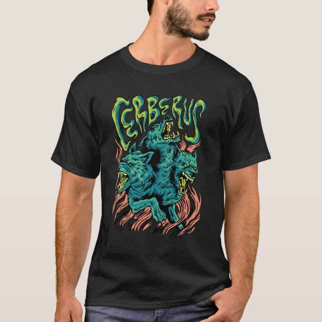 Camiseta Mitología griega - Cerberus el hedor de Hades (Anverso)