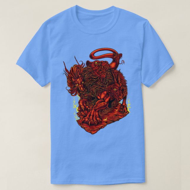 Camiseta Mitología griega Chimera (Diseño del anverso)
