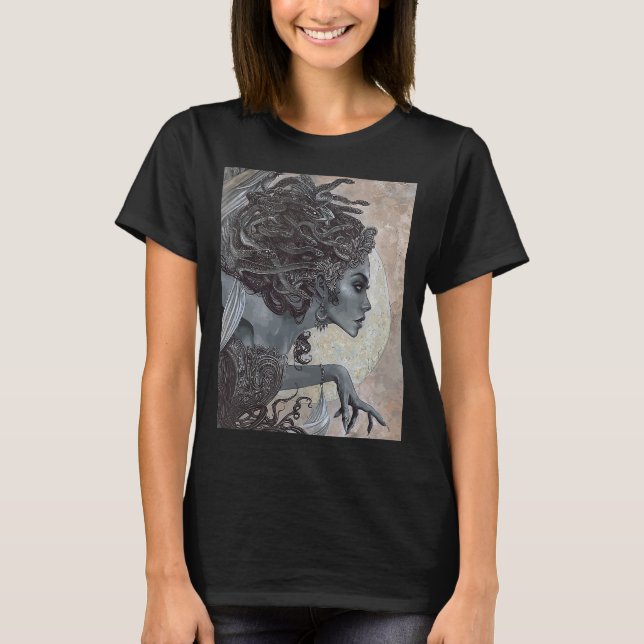 Camiseta Mitología griega de Medusa Occult Scary Dark Grung (Anverso)