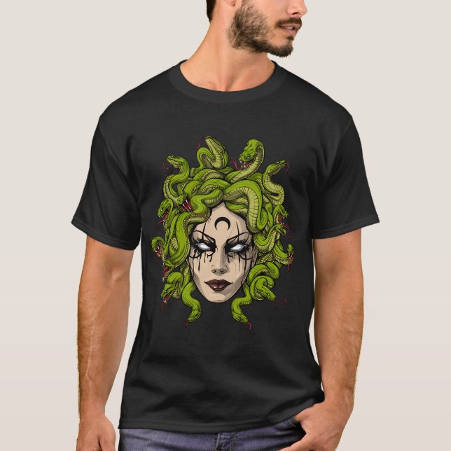 Camiseta Mitología Griega Medusa (Anverso)